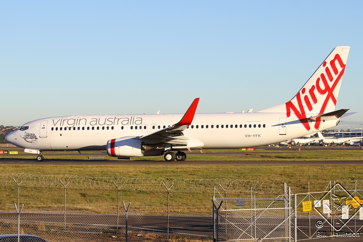 VH-YFK (41004) 2011 Boeing 737-8FE(WL)