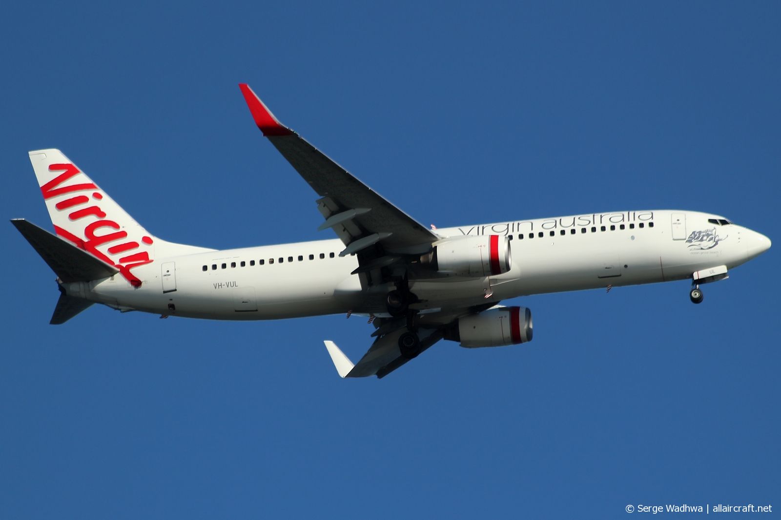 VH-VUL (36603) 2007 Boeing 737-8FE(WL)
