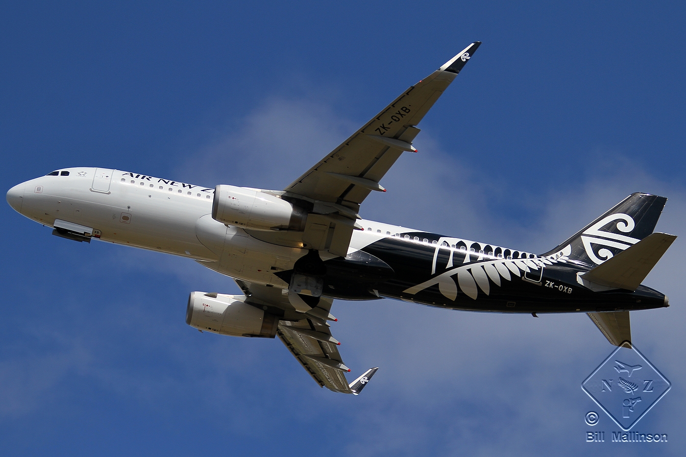 ZK-OXB · Airbus A320-232(WL) · (CHC / NZCH)