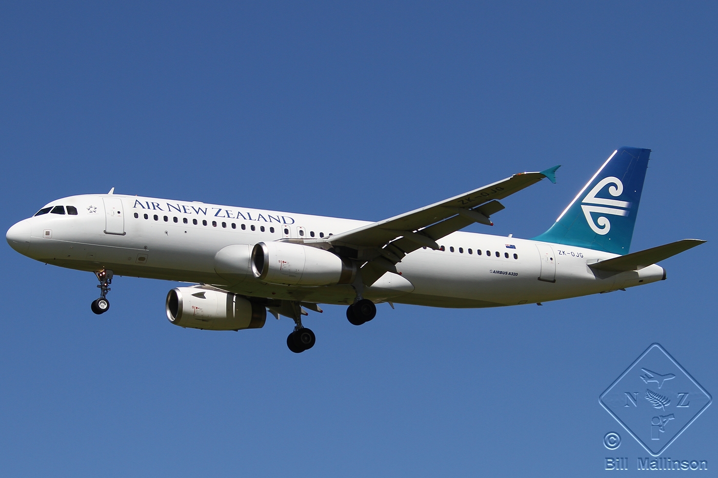 ZK-OJG · Airbus A320-232 · (CHC / NZCH)