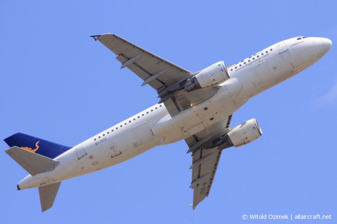 EI-DSZ (cn 3695) Airbus A320-216