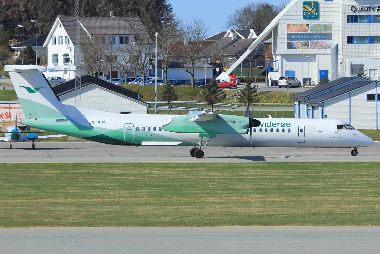LN-WDK · Bombardier Dash 8-Q402 · (SVG / ENZV)