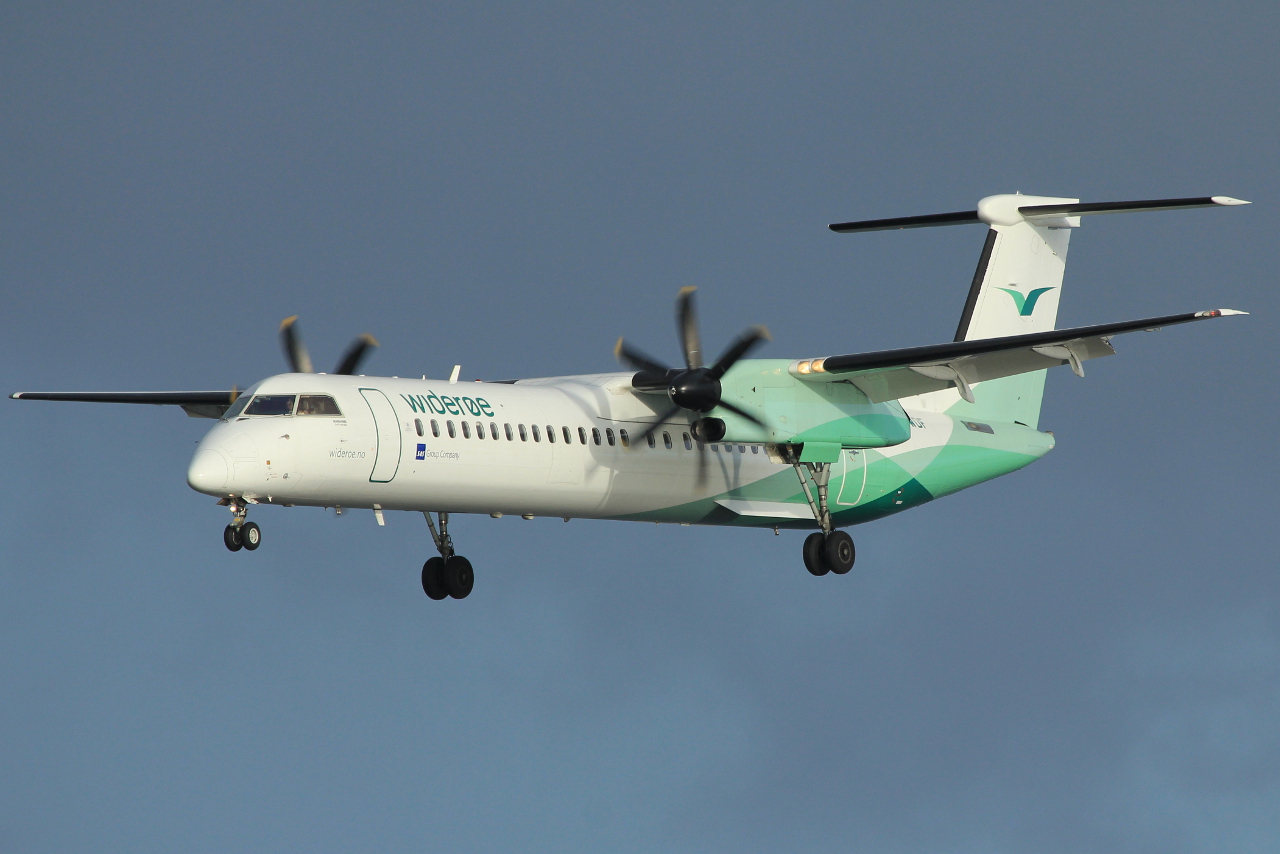 LN-WDF · Bombardier Dash 8-Q402 · (SVG / ENZV)