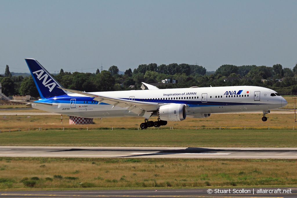 JA876A · Boeing 787-9 Dreamliner · (DUS / EDDL)
