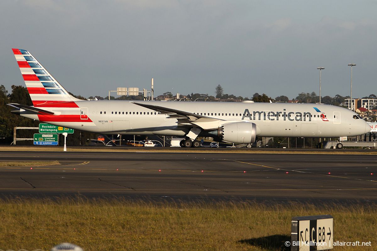 N837AN · Boeing 787-9 Dreamliner · (FAO / LPFR)