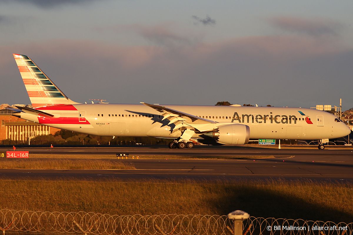 N836AA (40654) 2018 Boeing 787-9 Dreamliner