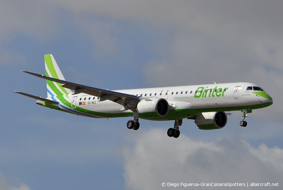 EC-NEZ · Embraer 190-400STD · (LPA / GCLP)