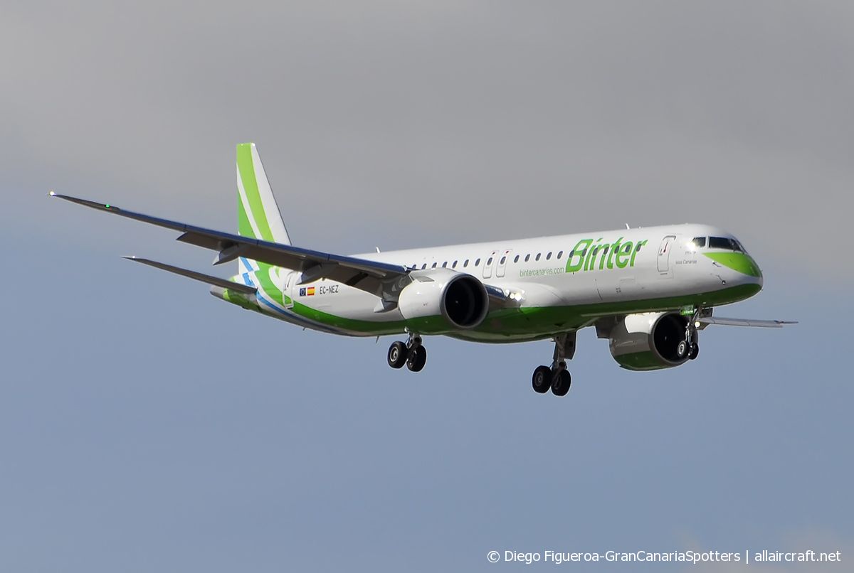 EC-NEZ · Embraer 190-400STD · (LPA / GCLP)