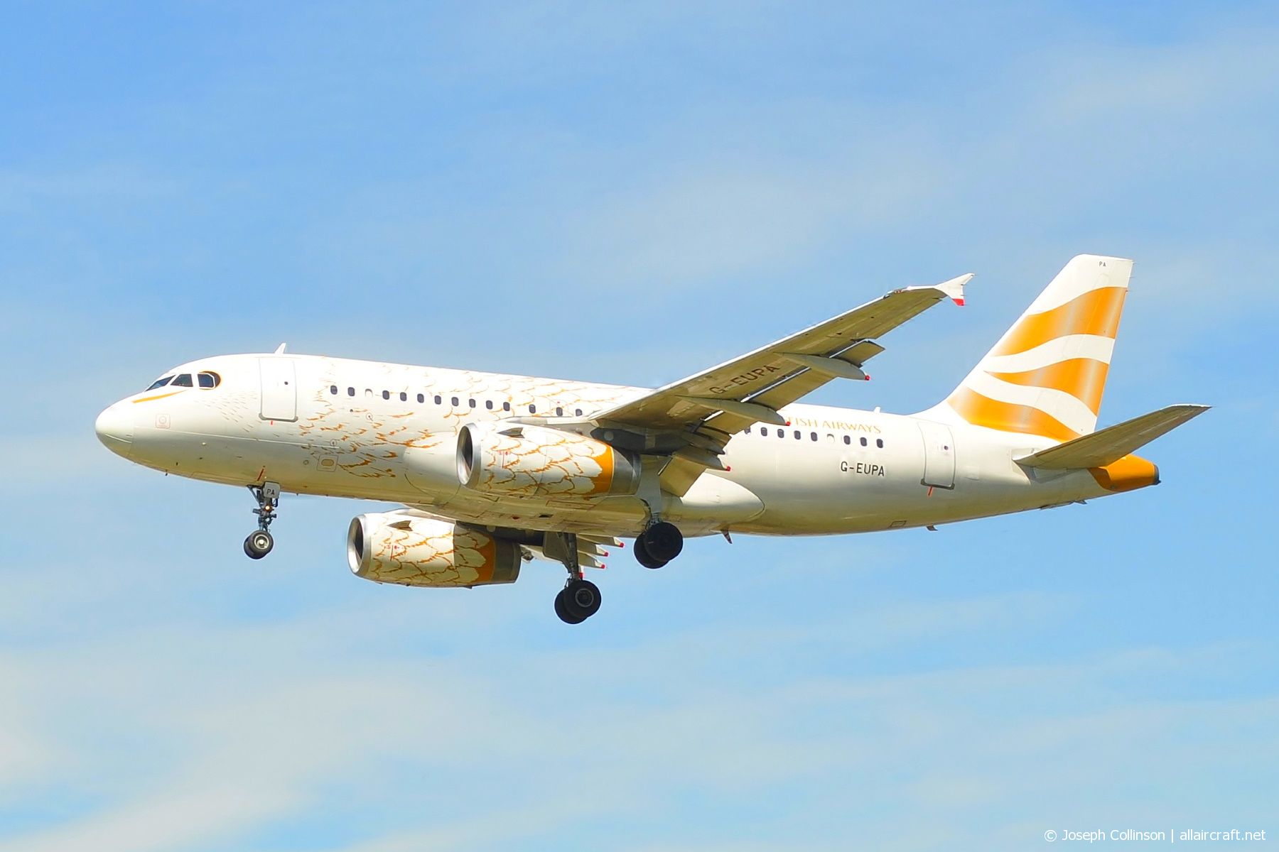 G-EUPA (1082) 1999 Airbus A319-131