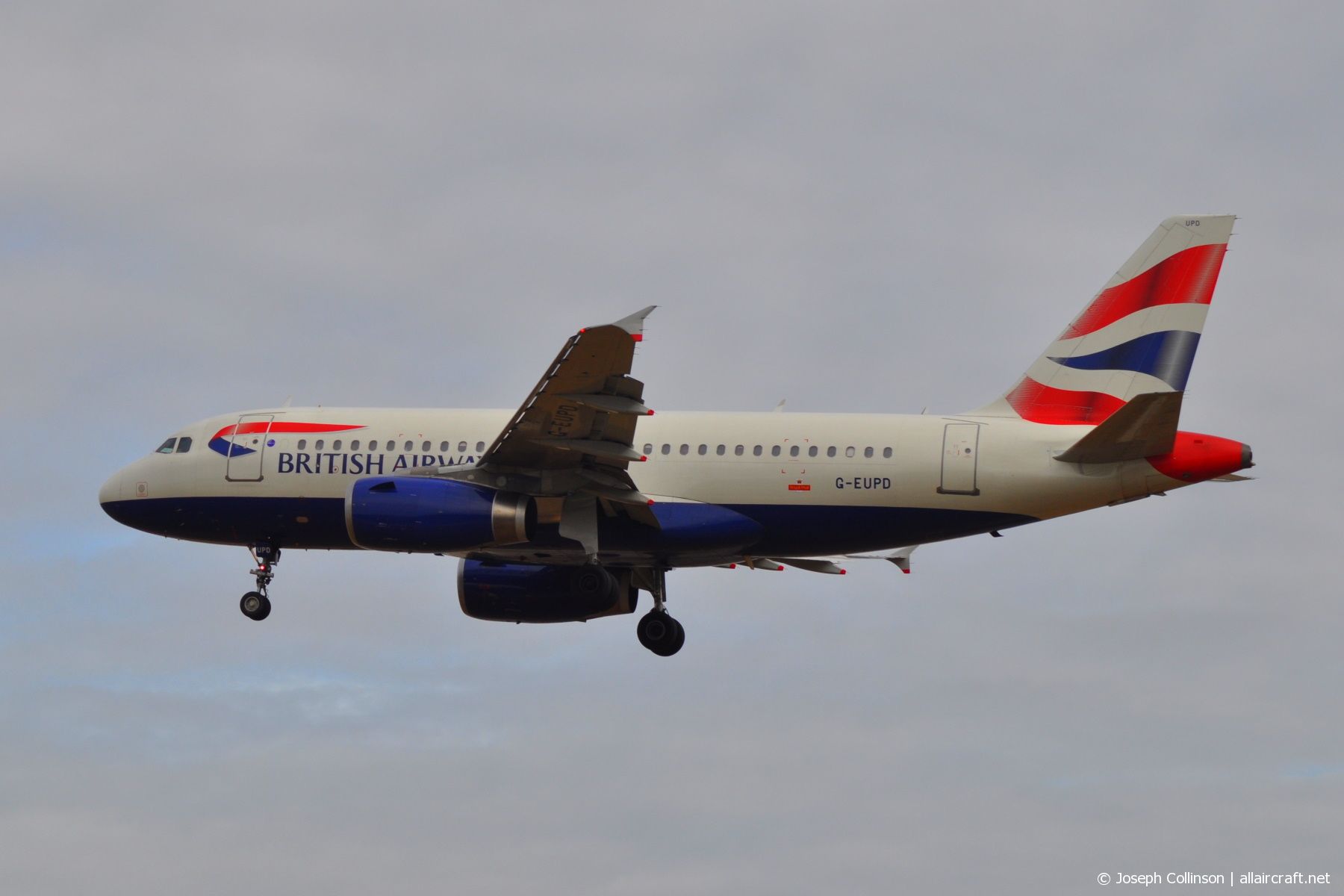 G-EUPD (cn 1142) Airbus A319-131