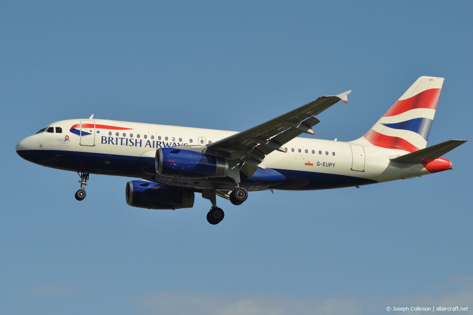 G-EUPY · Airbus A319-131 · (LHR / EGLL)