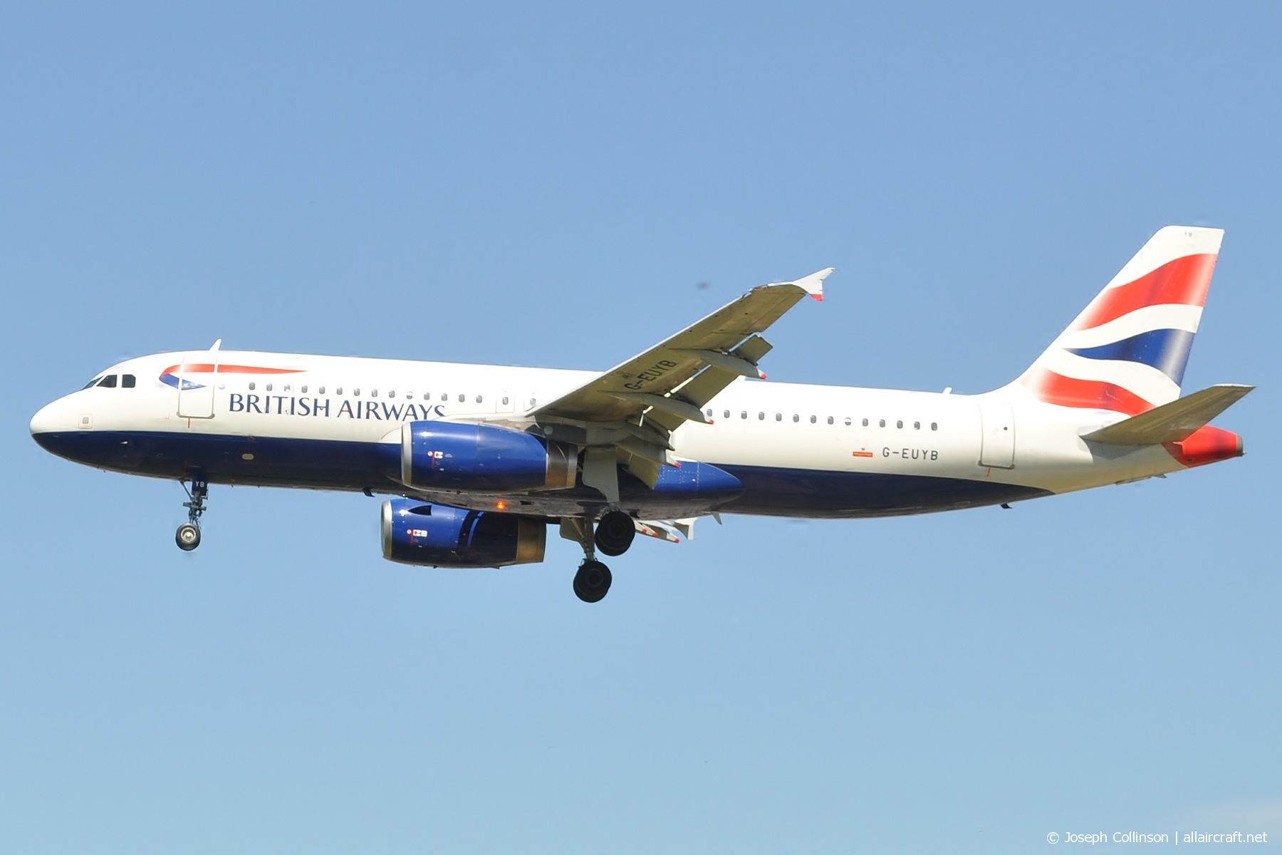 G-EUYB · Airbus A320-232 · (LHR / EGLL)