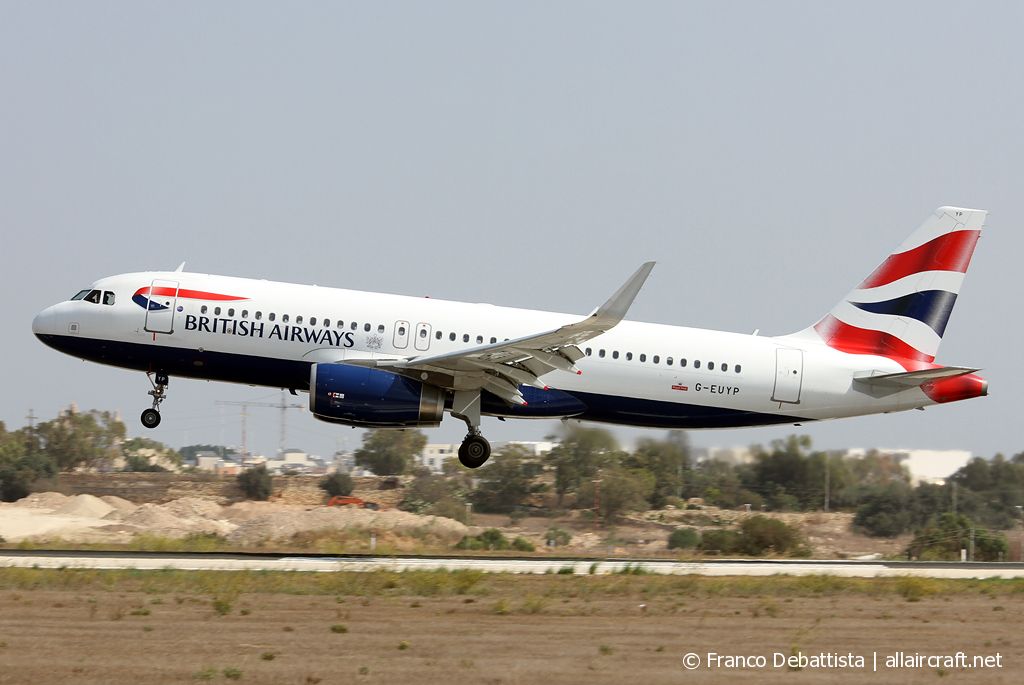 G-EUYP (5784) 2013 Airbus A320-232(WL)