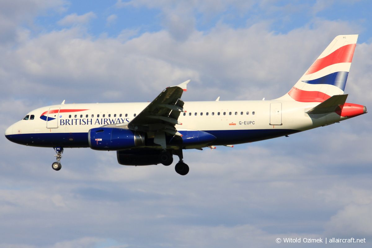 G-EUPC (1118) 1999 Airbus A319-131