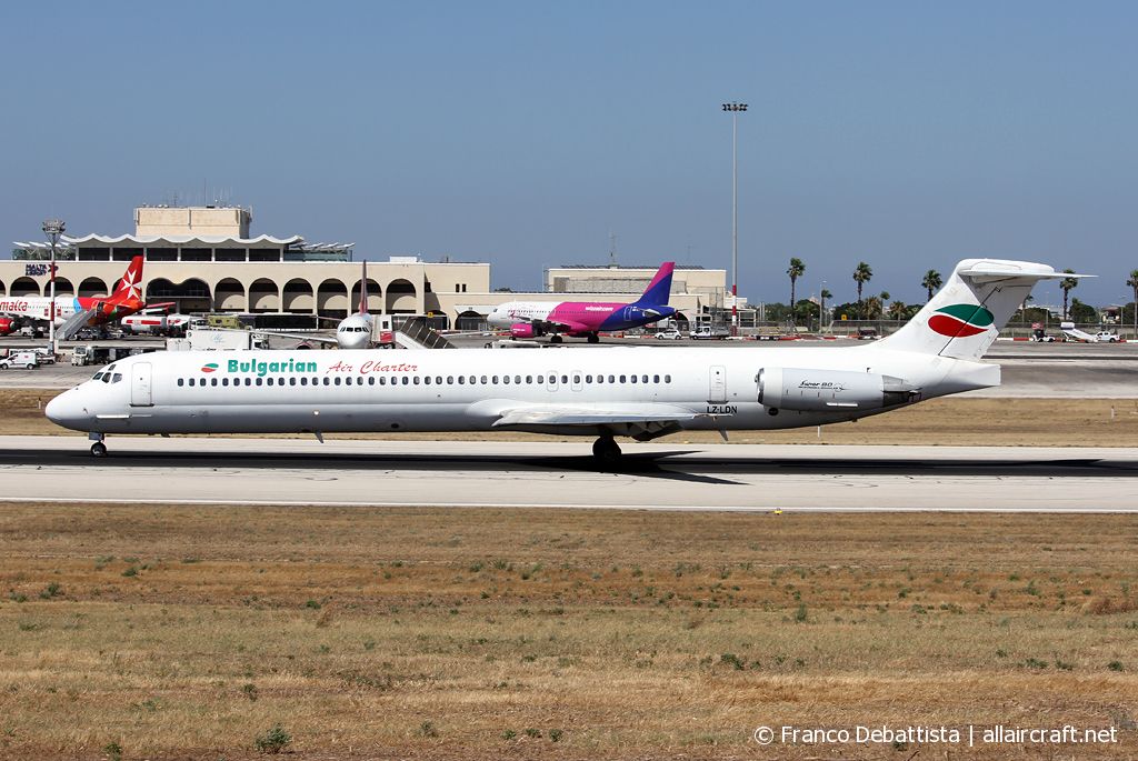 LZ-LDN (cn 53216) McDonnell Douglas MD-82