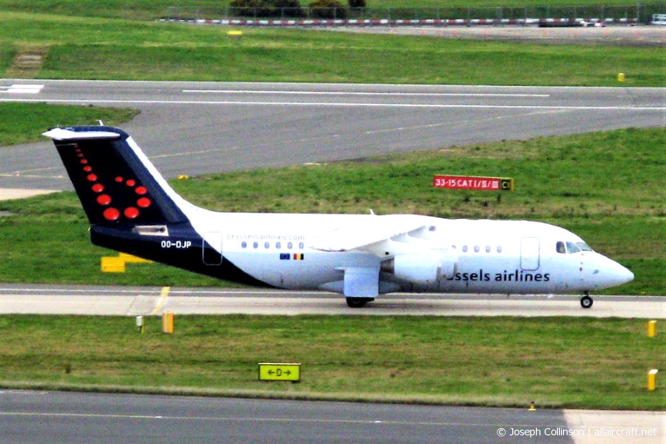 OO-DJP (E2287) 1996 British Aerospace Avro RJ85