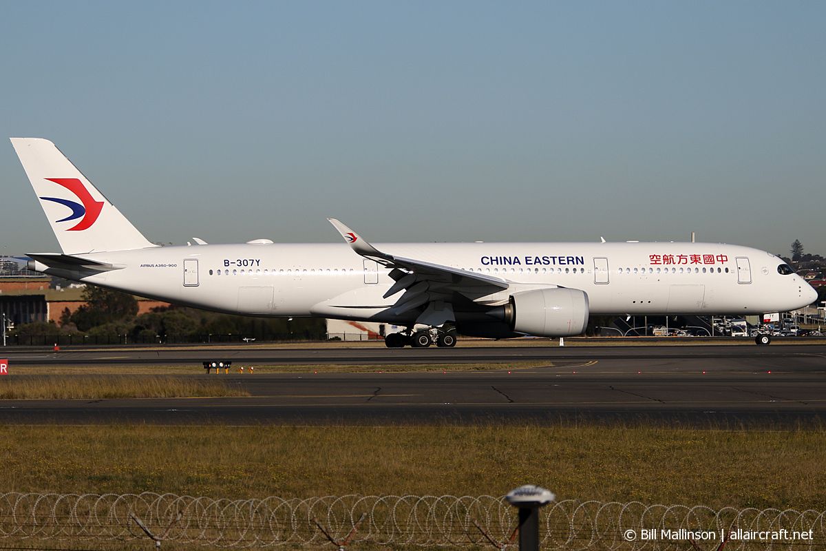 B-307Y · Airbus A350-941 · (SYD / YSSY)