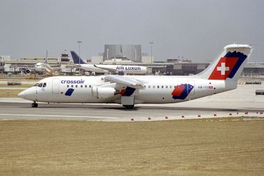 HB-IYX (E3357) 1999 British Aerospace Avro RJ100