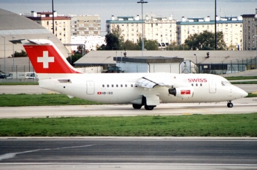 HB-IXG, (cn E2231), British Aerospace Avro RJ85