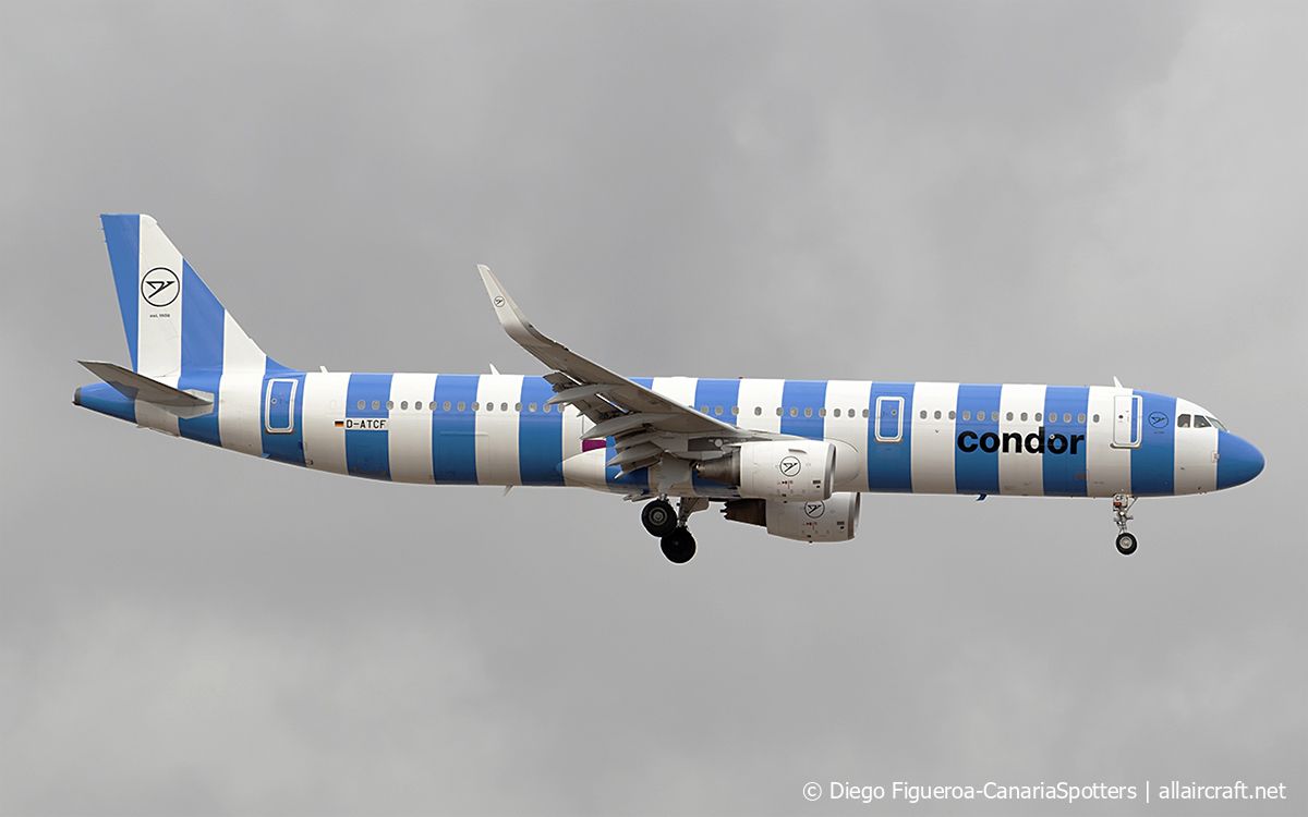 D-ATCF · Airbus A321-211(WL) · (LPA / GCLP)