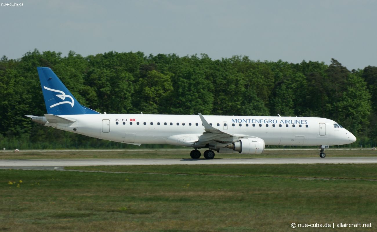 4O-AOA (19000180) Embraer 190-200LR