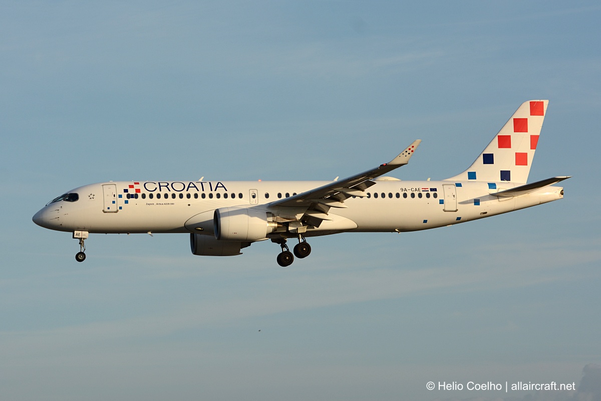 9A-CAE (55290) 2024 Airbus A220-300