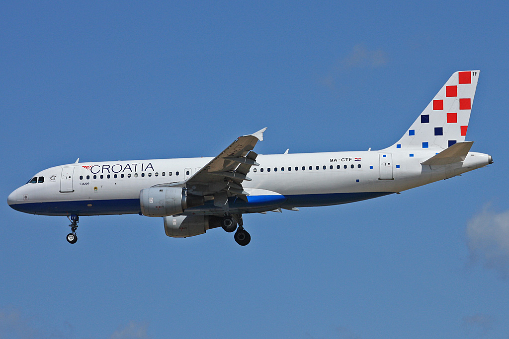 9A-CTF (258) 1991 Airbus A320-212