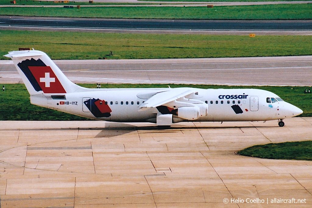 HB-IYZ (E3338) 1998 British Aerospace Avro RJ100