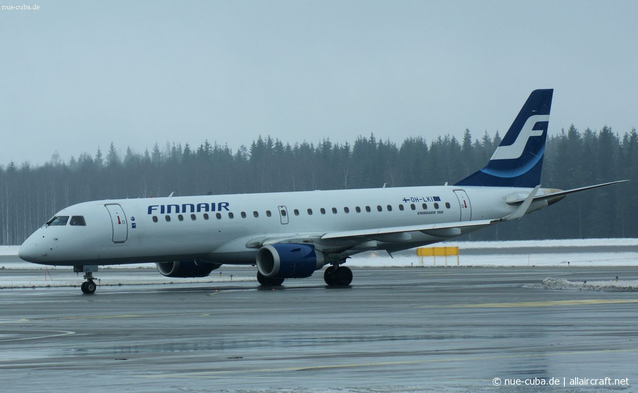 OH-LKI · Embraer 190-100IGW · (HEL / EFHK)