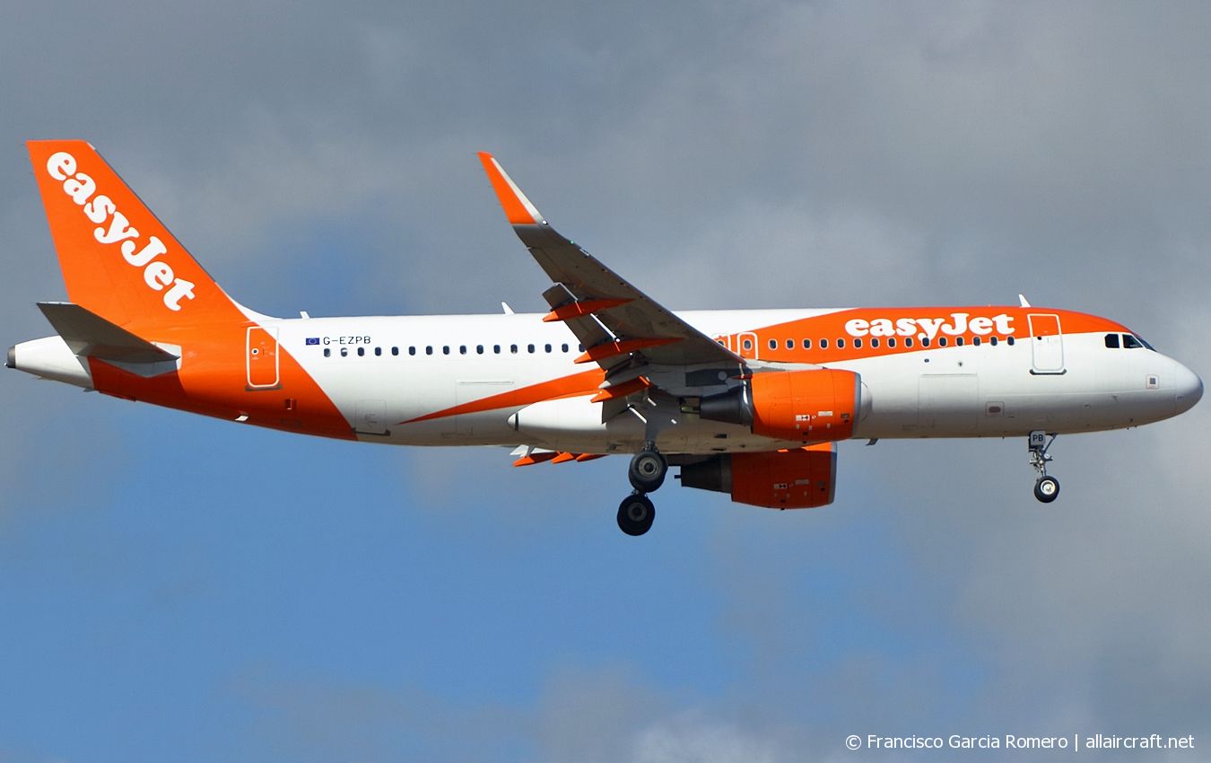 G-EZPB (6977) 2016 Airbus A320-214(WL)