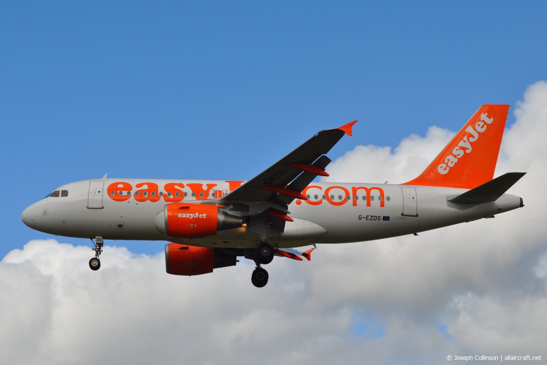 G-EZDS (3702) 2008 Airbus A319-111