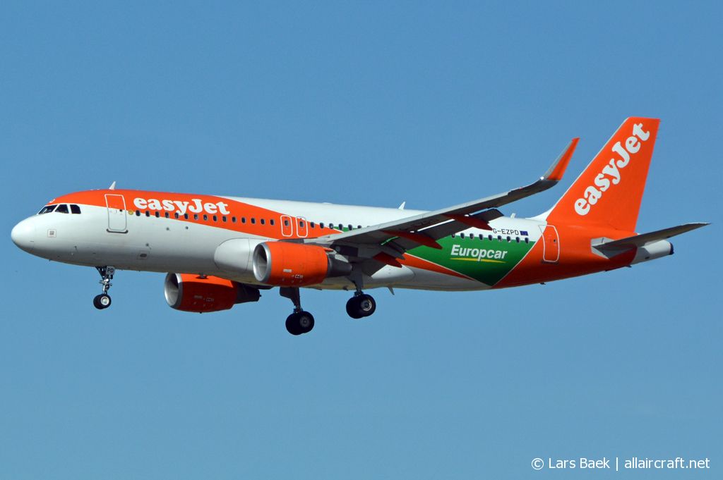 G-EZPD (7040) 2016 Airbus A320-214 WL