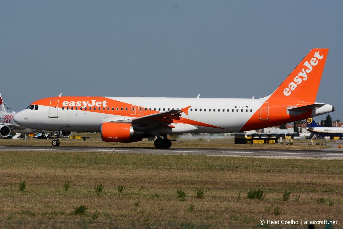 G-EZTV · Airbus A320-214 · (LIS / LPPT)