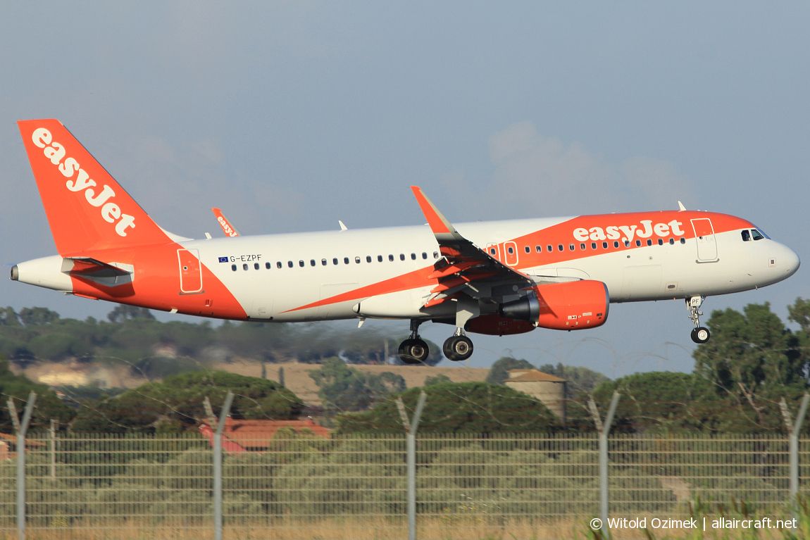 G-EZPF (7067) 2016 Airbus A320-214(WL)