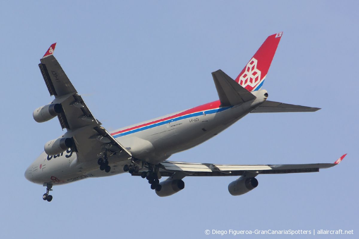 LX-UCV · Boeing 747-4R7F · (BCN / LEBL)