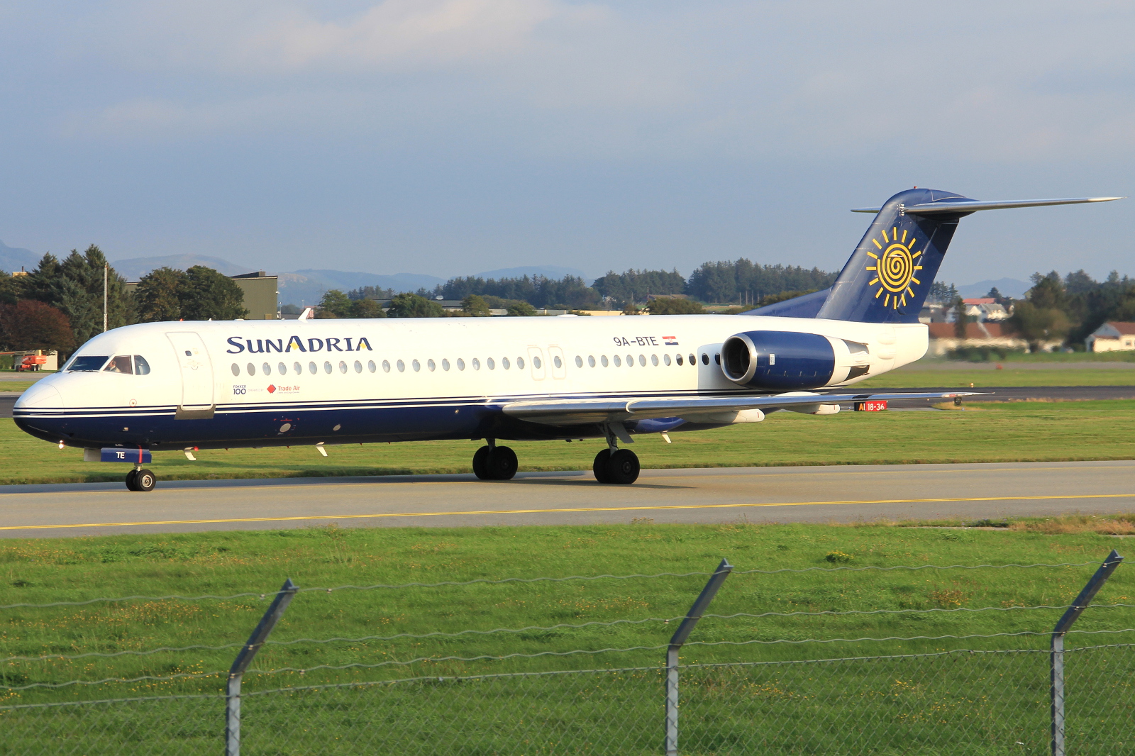 9A-BTE (11416) 1992 Fokker 100