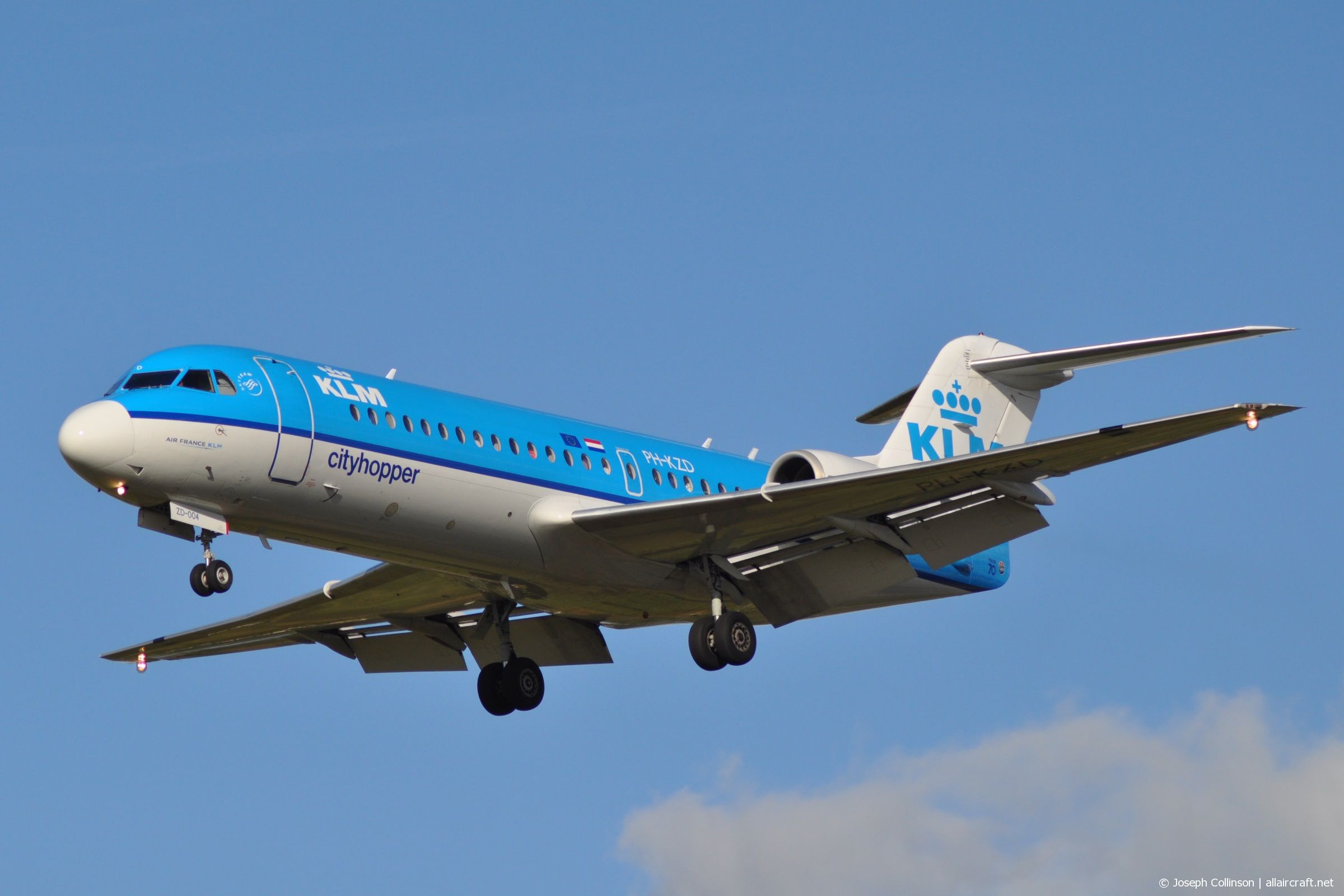 PH-KZD (11582) 1997 Fokker F70
