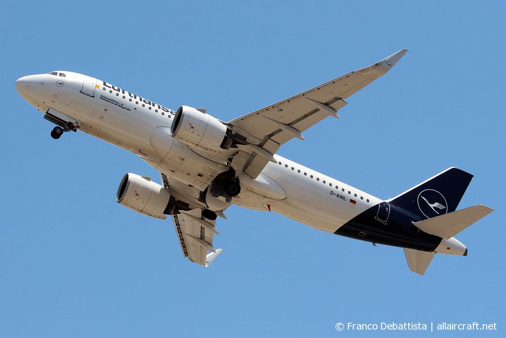 D-AINL (8383) 2018 Airbus A320-271N