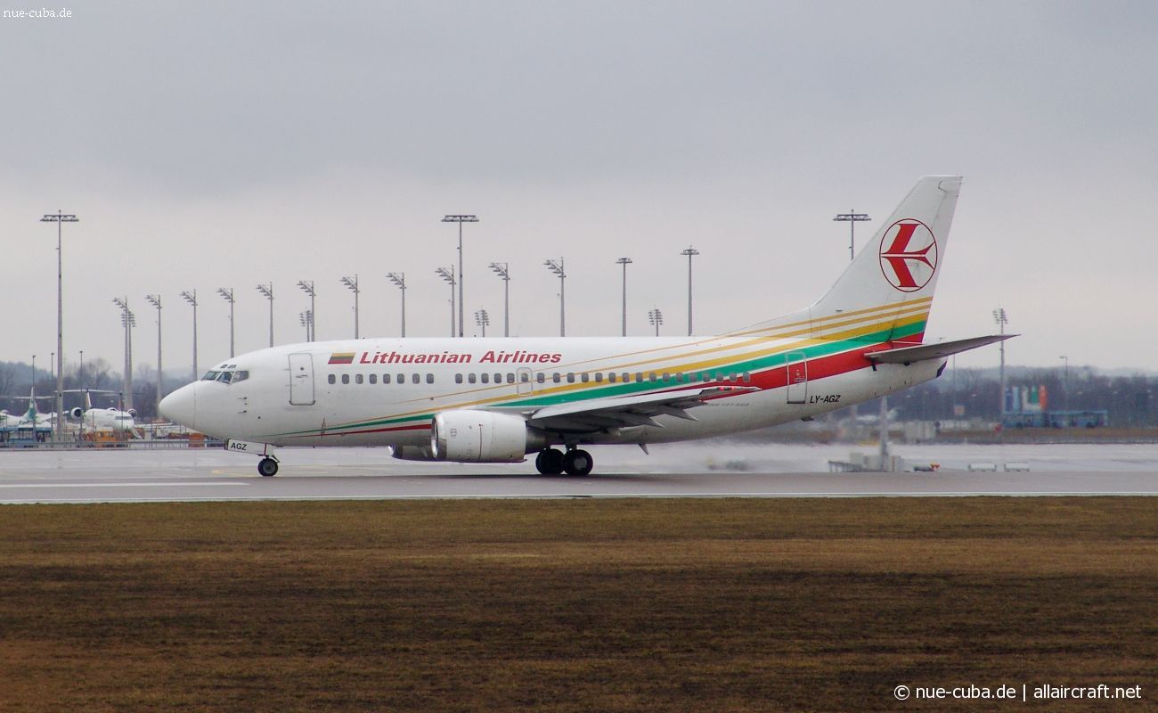 LY-AGZ (26340) 1996 Boeing 737-524