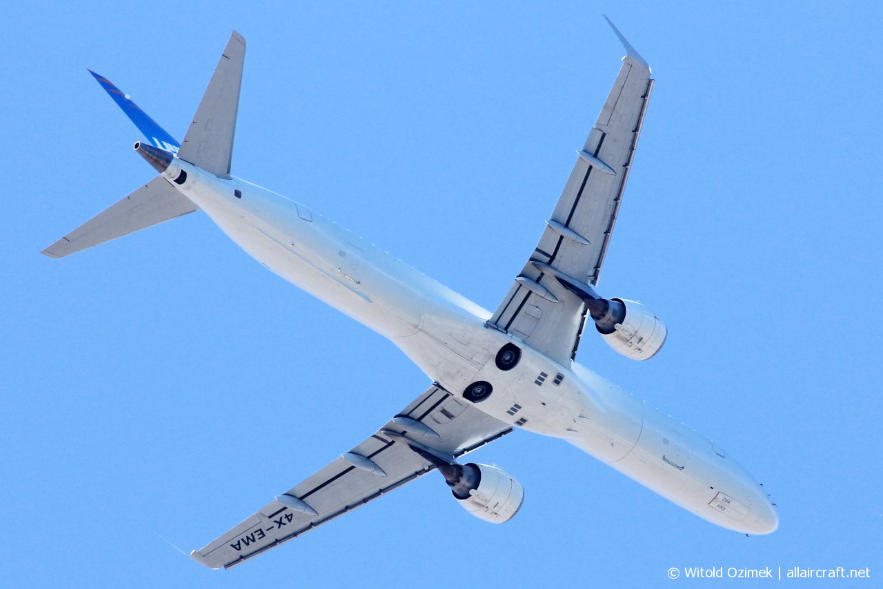 4X-EMA · Embraer 190-200LR · (HER / LGIR)