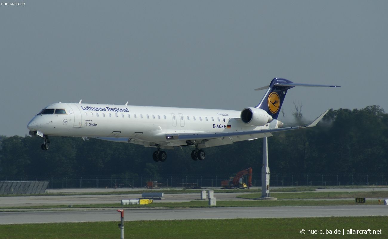 D-ACKE · Bombardier CRJ-900LR · (MUC / EDDM)
