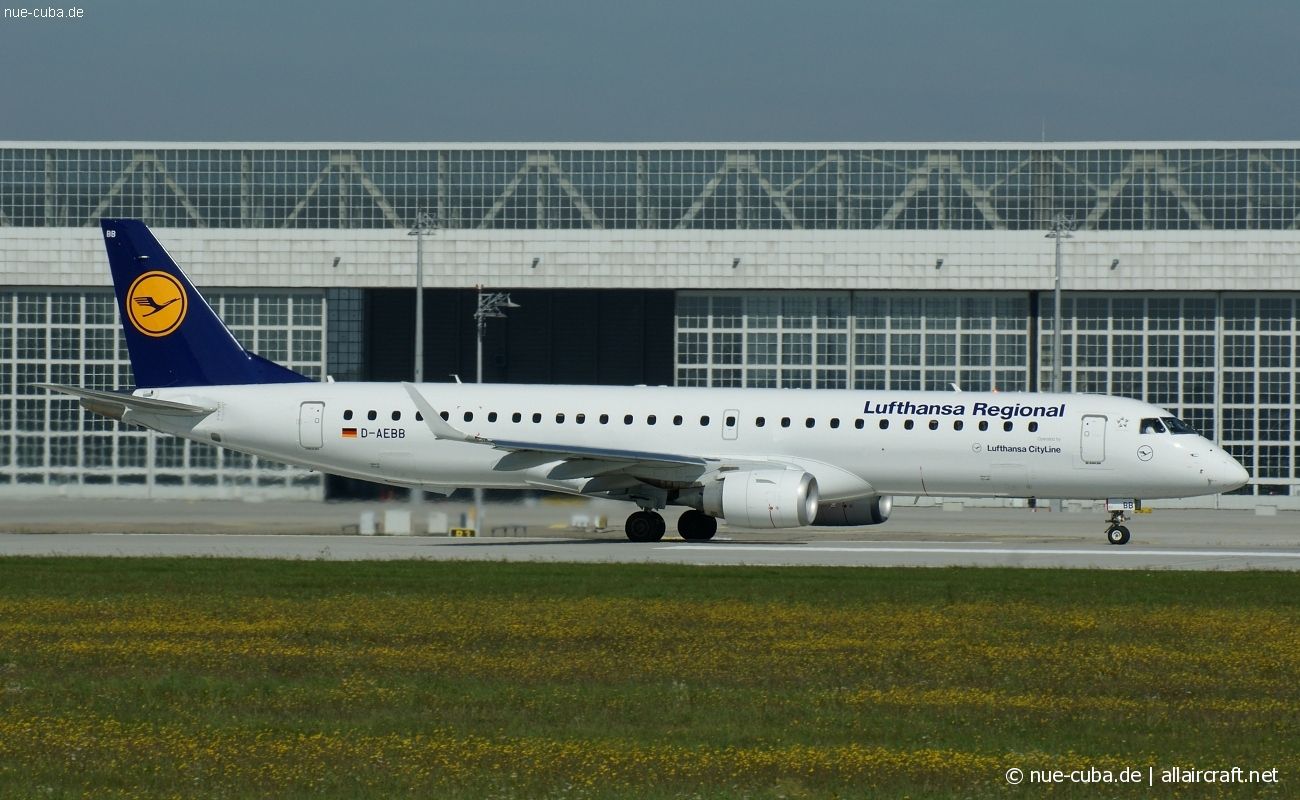 D-AEBB · Embraer 190-200LR · (MUC / EDDM)