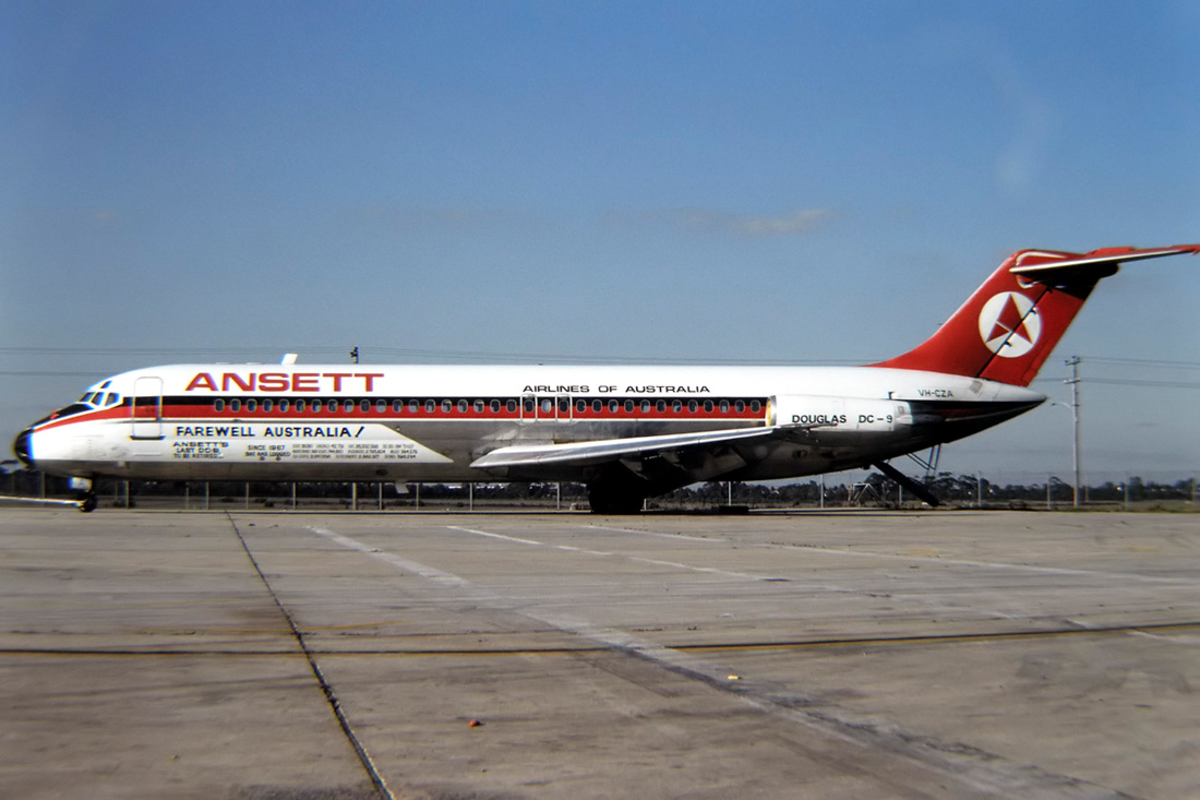 VH-CZA (cn 47003) McDonnell Douglas DC-9-31