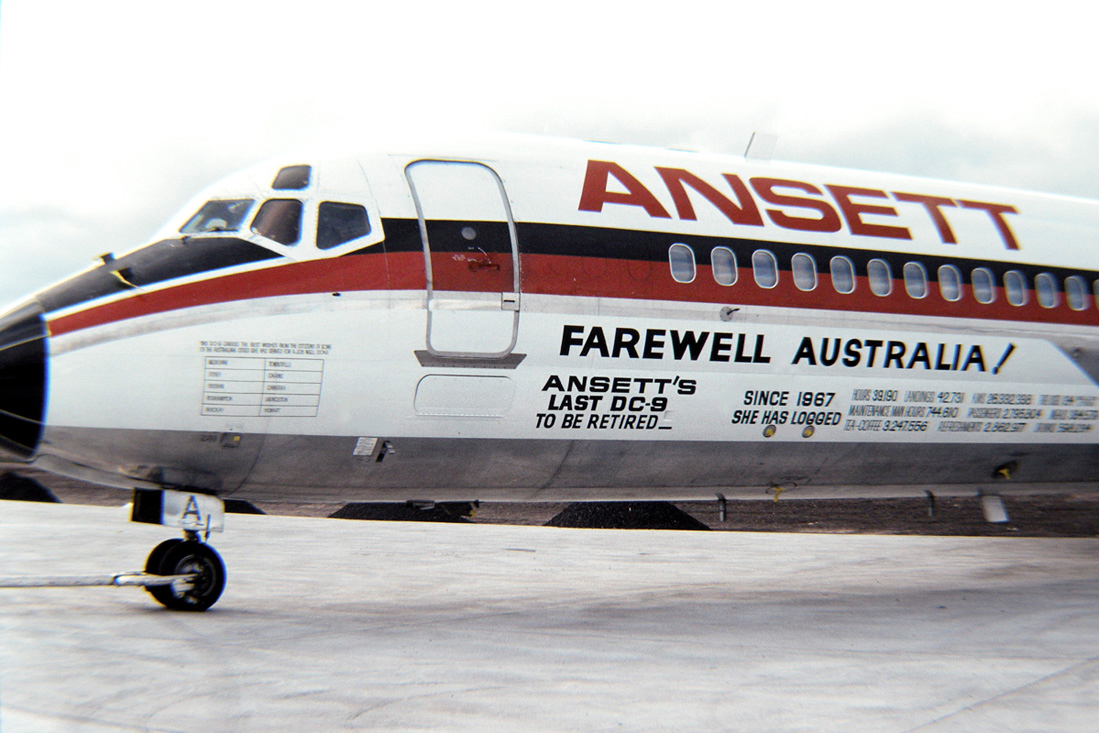 VH-CZA (cn 47003) McDonnell Douglas DC-9-31