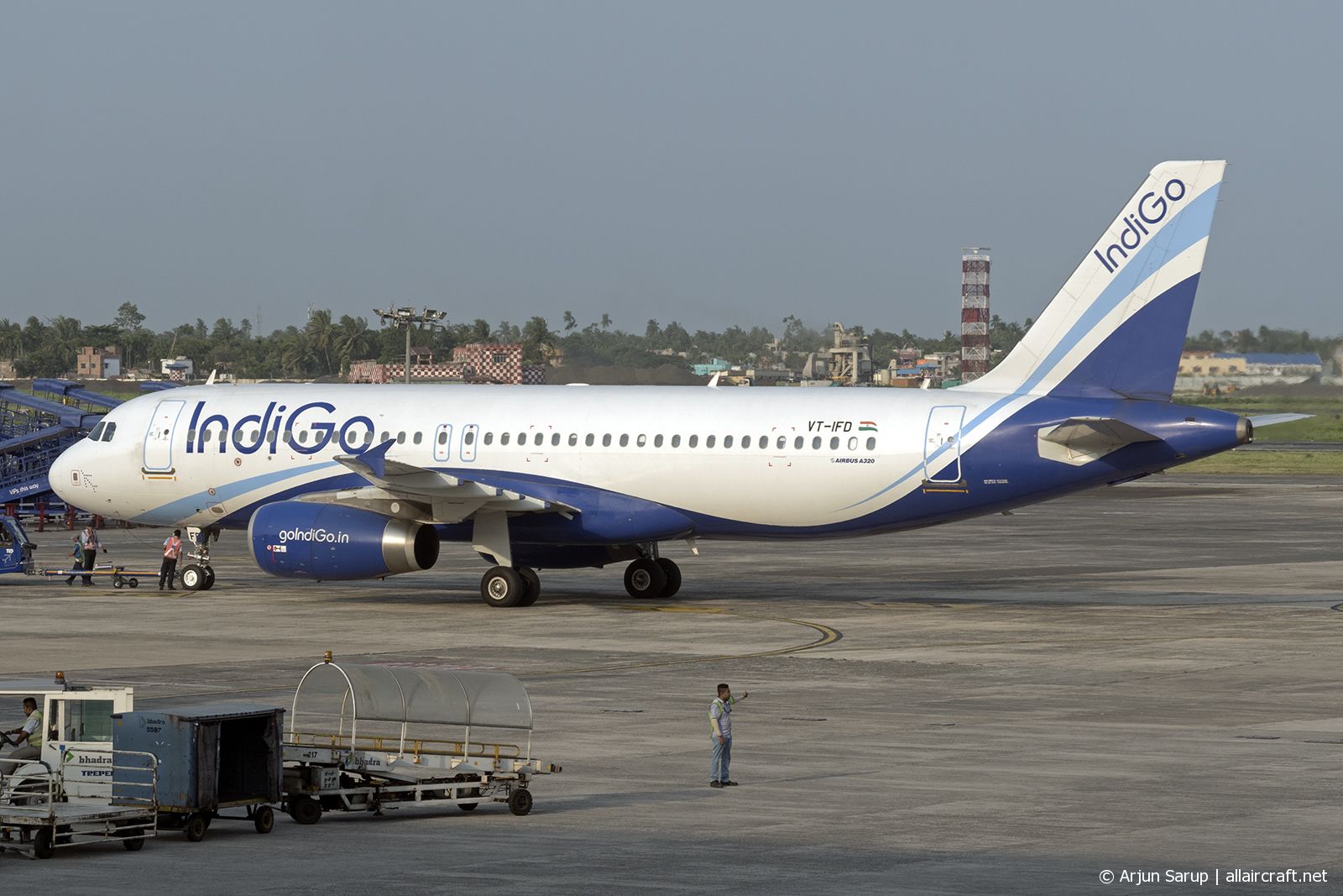 VT-IFD · Airbus A320-232 · (CCU / VECC)