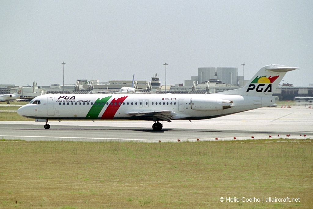 CS-TPA (11257) 1989 Fokker 100