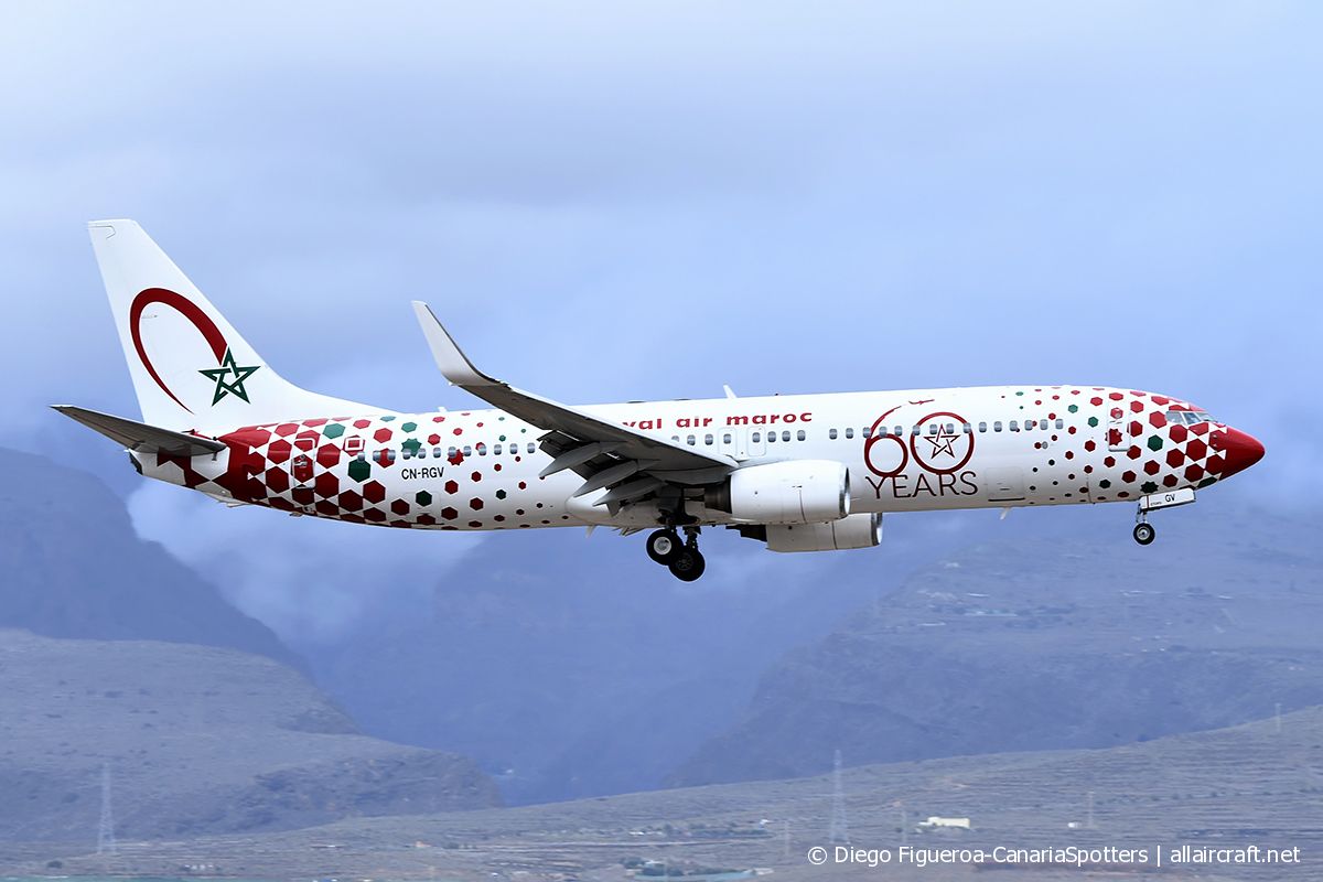 CN-RGV (33982) 2007 Boeing 737-85P(WL)