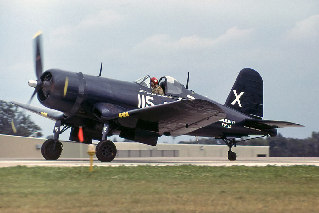 C-GCWX  (3697) 1944 Vought  FG-1D Corsair