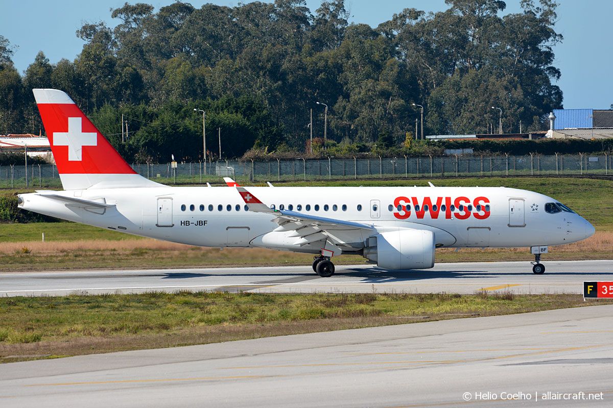 HB-JBF (50015) 2017 Bombardier CSeries CS100