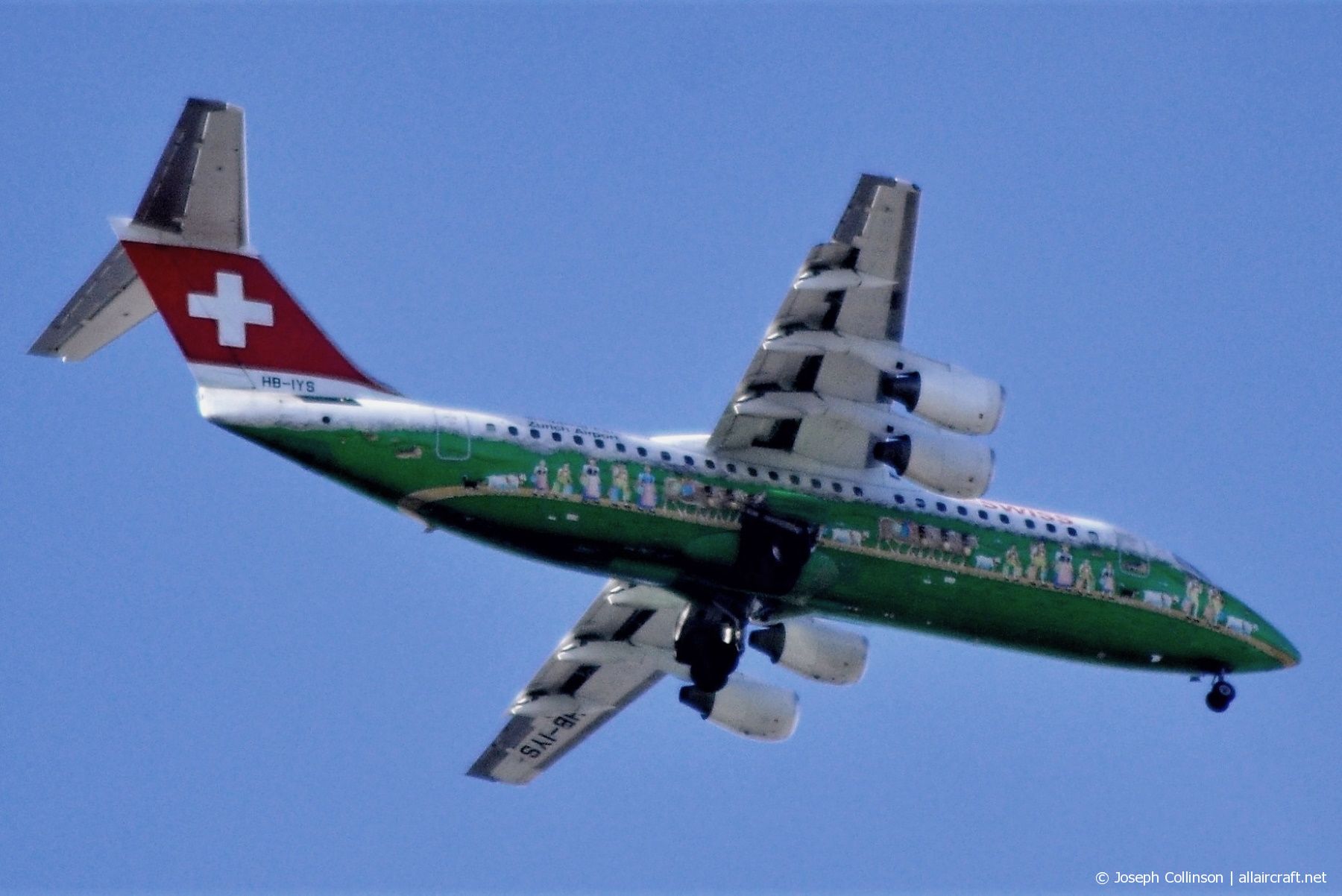 HB-IYS (E3381) 2001 British Aerospace Avro RJ100